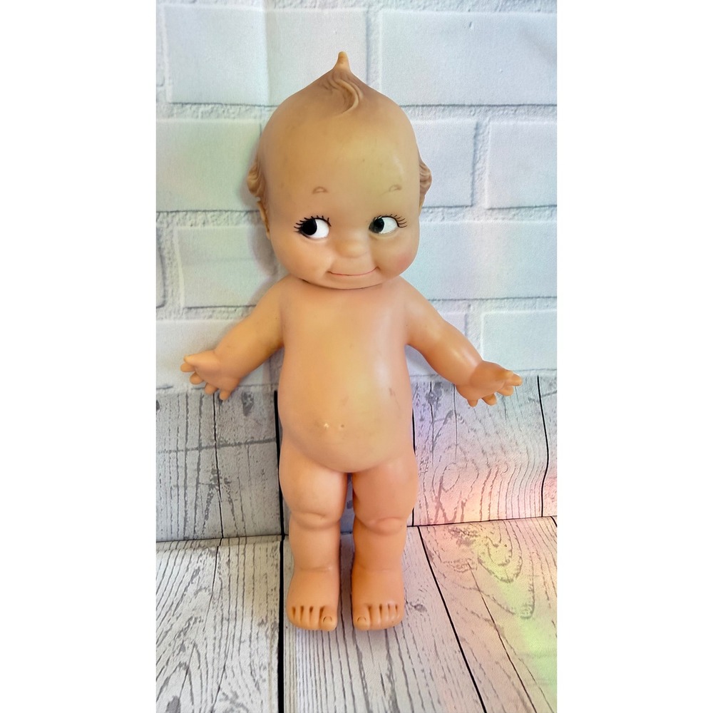 Vintage Cameo Kewpie Doll 9.5 Inch Vinyl Figure Rose O'Neill Side Glance Eyes